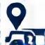 Icon für GPS-gestütztes Fahrzeug-Tracking